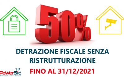 Detrazione fiscale sicurezza: bonus del 50% senza ristrutturazione